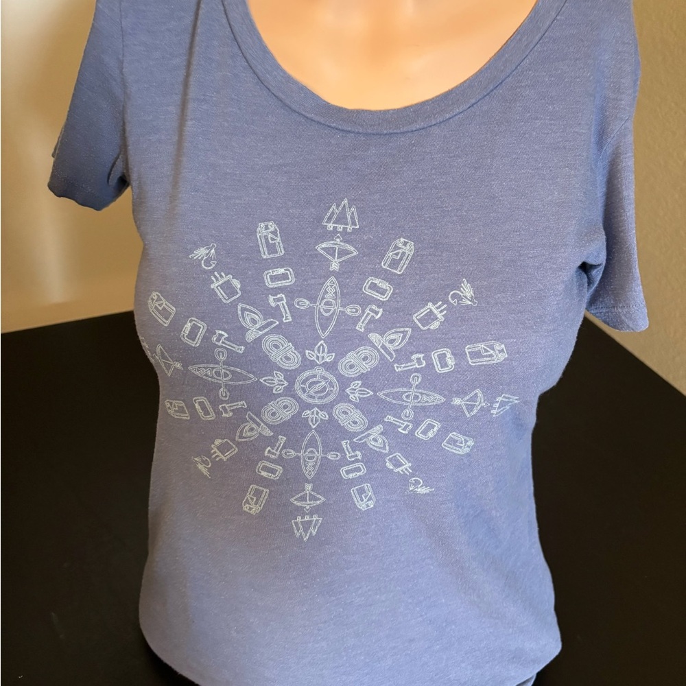 Columbia Light Blue Mandala Tee